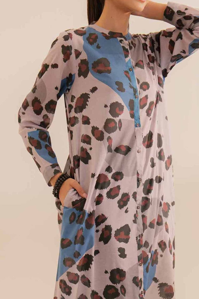 Stylish printed long shirt